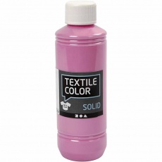 Stoffmalfarbe, Deckend, Pink, 250 ml/ 1 Fl.
