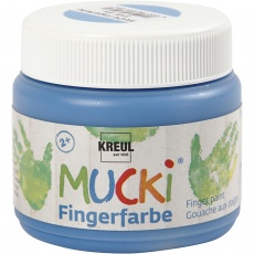 Mucki Fingerfarbe, Blau, 150 ml/ 1 Dose