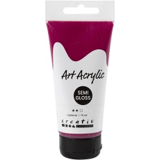 Acrylfarbe, Mattglänzend, Transparent, Zyklam, 75 ml/ 1 Fl.