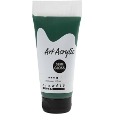 Acrylfarbe, Mattglänzend, Deckend, Dunkelgrün, 75 ml/ 1 Fl.