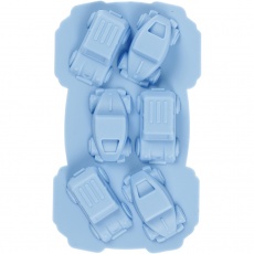 Silikonform, Autos, H 2,5 cm, L 3 cm, B 4,5 cm, 12,5 ml, 1 Stk