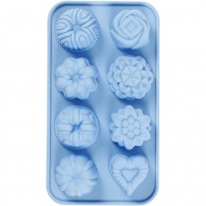 Silikonform, Kleine Kuchen, H 2,5 cm, L 4 cm, B 4,5 cm, 25 ml, 1 Stk