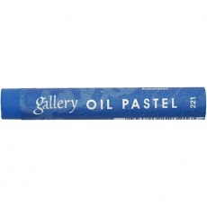 Gallery Ölpastellkreide Premium, L 7 cm, Dicke 11 mm, Kobaltblau (221), 6 Stk/ 1 Pck