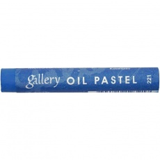 Gallery Ölpastellkreide Premium, L 7 cm, Dicke 11 mm, Kobaltblau (221), 6 Stk/ 1 Pck