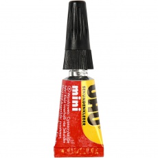 UHU Sekundenkleber, 3x1 g/ 1 Pck