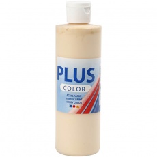 Plus Color Bastelfarbe, Hellbeige, 250 ml/ 1 Fl.