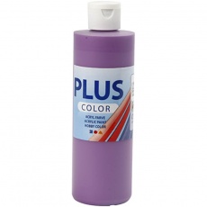 Plus Color Bastelfarbe, Dunkelviolett, 250 ml/ 1 Fl.