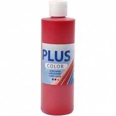 Plus Color Bastelfarbe, Purpurrot, 250 ml/ 1 Fl.