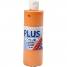 Plus Color Bastelfarbe, Kürbis, 250 ml/ 1 Fl.