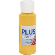Plus Color Bastelfarbe, Sonnengelb, 60 ml/ 1 Fl.
