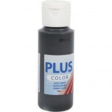 Plus Color Bastelfarbe, Schwarz, 60 ml/ 1 Fl.