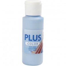 Plus Color Bastelfarbe, Himmelblau, 60 ml/ 1 Fl.