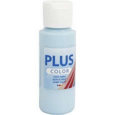 Plus Color Bastelfarbe, Arktisblau, 60 ml/ 1 Fl.