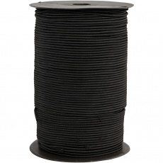 Elastische Schnur, Dicke 2 mm, Schwarz, 250 m/ 1 Rolle