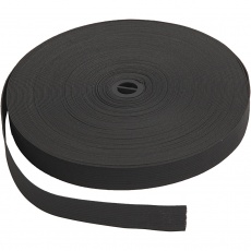 Elastikband, B 20 mm, Schwarz, 25 m/ 1 Rolle