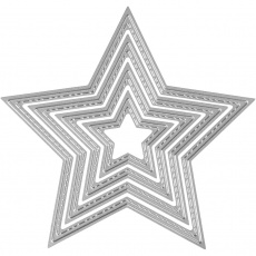 Stanz- und Prägeformen, Sterne, D 3,5-11,5 cm, 1 Stk