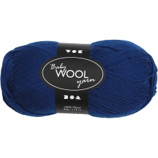 Babywolle, L 172 M, Dunkelblau, 50 g/ 1 Knäuel