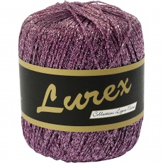 Lurexgarn, L 160 M, Flieder, 25 g/ 1 Knäuel
