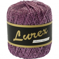 Lurexgarn, L 160 m, Flieder, 25 g/ 1 Knäuel