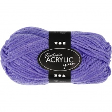 Fantasia Polyacryl Garn, L 80 M, Flieder, 50 g/ 1 Knäuel
