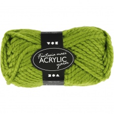 Fantasia Polyacryl-Wolle, L 35 M, Maxi, Grün, 50 g/ 1 Knäuel