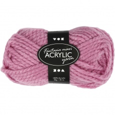 Fantasia Polyacryl-Wolle, L 35 M, Maxi, Rosa, 50 g/ 1 Knäuel