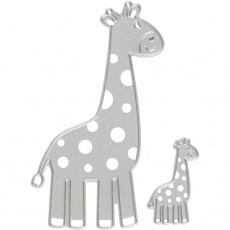 Stanz- und Prägeformen, Giraffe, Größe 54x92+21x35 mm, 1 Stk