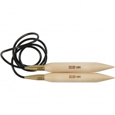 Rundstricknadel, L 150 cm, Größe 20 mm, 1 Stk