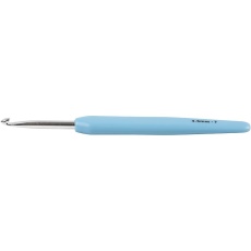 Häkelnadeln, 4,5, L 13,3 cm, Größe 4,5 mm, Hellblau, 1 Stk