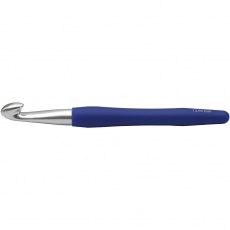 Häkelnadeln, 12, L 16 cm, Größe 12 mm, Blau, 1 Stk