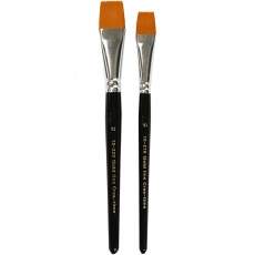 Gold Line Pinsel, 16+20, L 19-20 cm, B 17-24 mm, Flach, 2 Stk/ 1 Pck
