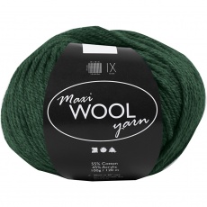 Wolle, L 125 M, Grün, 100 g/ 1 Knäuel