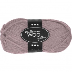 Melbourne Wool Yarn, L 92 M, Helllila, 50 g/ 1 Knäuel