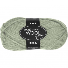Melbourne Wolle, L 92 m, Hellgrün, 50 g/ 1 Knäuel