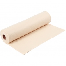 Bastelfilz, B 45 cm, Dicke 1,5 mm, 180-200 g, Hellbeige, 5 m/ 1 Rolle