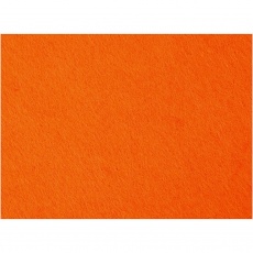 Bastelfilz, Blatt 42x60 cm, Dicke 3 mm, Orange, 1 Bl.