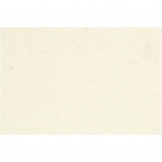 Bastelfilz, Blatt 42x60 cm, Dicke 3 mm, Naturweiß, 1 Bl.