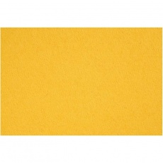 Bastelfilz, Blatt 42x60 cm, Dicke 3 mm, Gelb, 1 Bl.