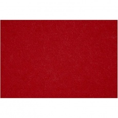 Bastelfilz, Blatt 42x60 cm, Dicke 3 mm, Altrot, 1 Bl.
