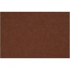 Bastelfilz, 42x60 cm, Dicke 3 mm, Braun, 1 Bl.