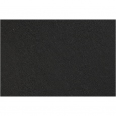 Bastelfilz, Blatt 42x60 cm, Dicke 3 mm, Schwarz, 1 Bl.