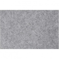 Bastelfilz, Blatt 42x60 cm, Dicke 3 mm, Grau, 1 Bl.