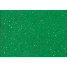 Bastelfilz, A4, Blatt 210x297 mm, Dicke 1 mm, Grün, 10 Bl./ 1 Pck