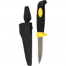 Messer mit Futteral, L 10 cm, B 2,5 cm, 1 Stk