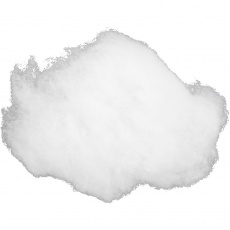Füllmaterial für Kuscheltiere, Weiß, 50 g/ 1 Pck