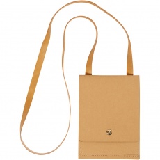 Schultertasche, H 18 cm, L 13 cm, 350 g, Hellbraun, 1 Stk