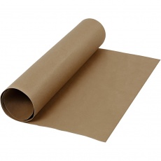 Kunstlederpapier, B 50 cm, Einfarbig, 350 g, Dunkelbraun, 1 m/ 1 Rolle