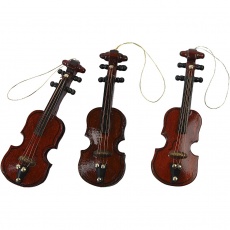 Geige, L 8 cm, 12 Stk/ 1 Pck