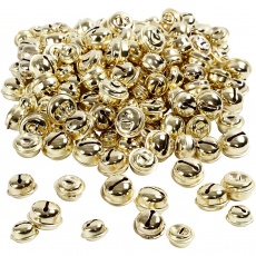 Schellen, D 13+15+17 mm, Gold, 220 sort./ 1 Pck