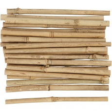 Bambusstock, L 20 cm, Dicke 8-15 mm, 30 Stk/ 1 Pck